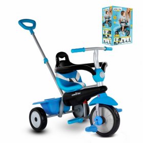 smarTrike Breeze 3 in 1 Multi Stage Toddler Tricycle for 1, 2, 3 Year Olds, Blue