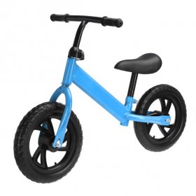 Bestgoods Balance Bike Carbon Steel Frame No Pedal Walking Balance Bike Training Bicycle for Kids and Toddlers 2- to 6 Years Old (Red/White/Blue)
