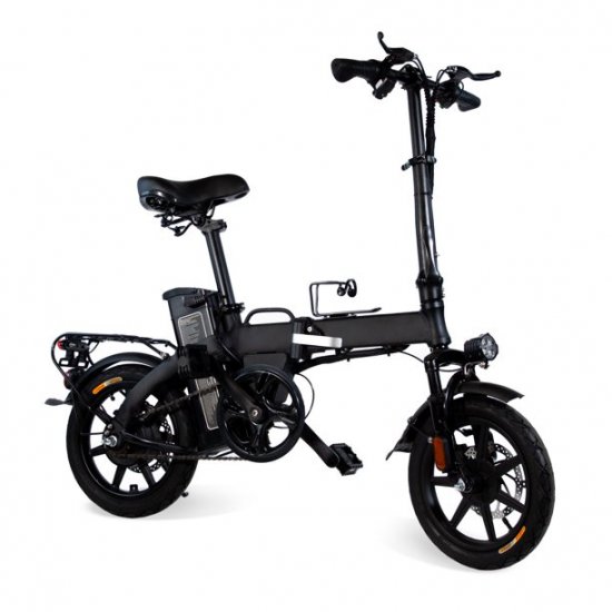XPRIT 14\'\' Folding Electric Bike, Light Weight, LCD Display, Full Throttle/Pedal Assist