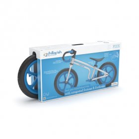 Chillafish Chillafish Fixie Fixed-Gear Styled Balance Bike with Integrated Footrest, Footbrake & Airless Rubberskin Tires, blue