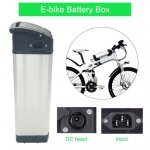 Battery Box Protective Storage for Electric Bike E-bike 36V 48V Holder Case