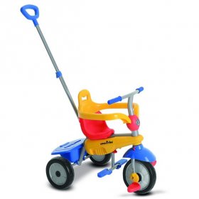 smarTrike Breeze Toddler Tricycle for 1 2 3 Year Olds 3 in 1 Multi Stage Trike Yellow Red Blue
