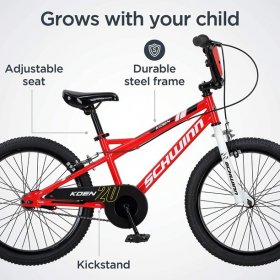 Schwinn Koen Boys Bike for Toddlers and Kids 20'' Red