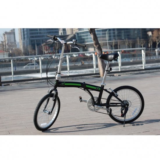UnYOUsual 20\" 6 Speed Foldable Compact City Road Bicycle Folding Bike