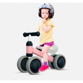 Bounce Master Bounce Master Sturdy Baby Balance Bike for Boys and Girls 6 to 24 Months, 1 Year Old and 2 Year Old - Safe & Perfect as 1st Bike or Gift (Pink)