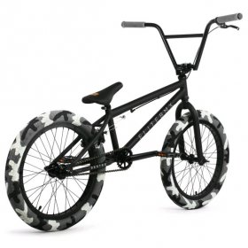 Elite 20" BMX Destro Bicycle Freestyle Bike 3 Piece Crank Black Camo NEW
