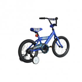 TITAN Champion Boys BMX Bike with Training Wheels, 16-Inch, Blue