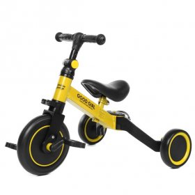 Kids Tricycle For Children 1-3 Years Old Kids Tricycle Boys Girls Baby Balance Bike 2 Wheels Toddlers Tricycle With Removable Pedals(Red,Yellow,White)