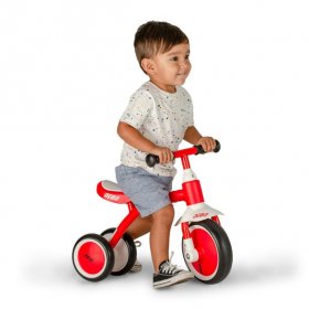 Yvolution Neon Trike Mini-Walker Ride On - Red | Baby's First Balance Bike for Boys and Girls Age 10 Months to 2 Years
