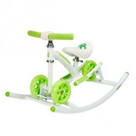 Mobo Mobo Wobo 2-in-1 Rocking Baby Balance Bike, 1-3 Years Old, Baby Ride-On Toy, Green