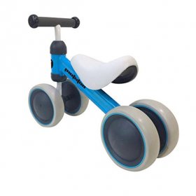 MotoTod MotoTod Mini Baby and Toddler Balance Bike, No-Pedal, Blue, 10 moths+