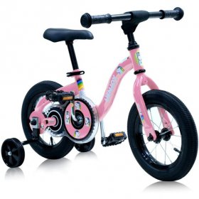 Uenjoy Uenjoy 2 in 1 Kids Bike&Balance Bike with Detachable Training Wheels,12