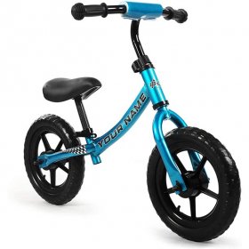 Innovative Sports Innovative Sports No Pedal Child's Balance Bike - Blue Black