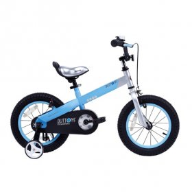 RoyalBaby Buttons Matte Blue 12 inch Kid's Bicycle