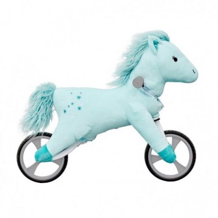 Wonder&Wise Wonder&Wise Kids Animal Plush Training Balance Bike Ride On Toy, Blue