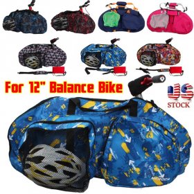 KUDOSALE US 12'' Waterproof Children's Balance Bike Bag Storage Kids Slide Bicycle Cover