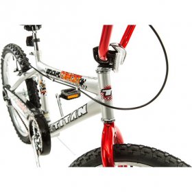 TITAN Tomcat Boys BMX Bike with 20" Wheels, Red and Silver