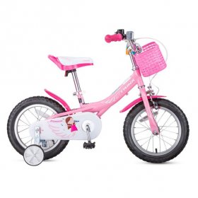 Children's Bicycle, Kids Bike, Training Wheels,Girls,16-inch