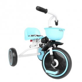 Kid's Foldable Tricycle Adjustable Seat Storage Box for 2-5 Age Blue