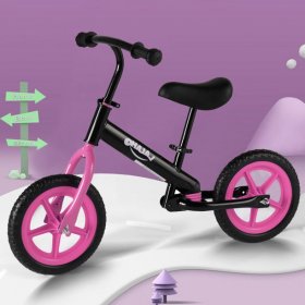 YOFE Kids Balance Bike, YOFE Lightweight Balance Bike for Kids Boys Girls, Toddler Balance Bike for 2-5 Years Old, No Pedal Bicycle w/ EVA Wheel, Sport Balance Bike Adjustable Seat/Handlebar, Pink, R5776