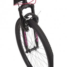 Mongoose Excursion Mountain Bike, 24 inch wheels, girl's style, black