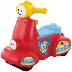 Fisher-Price Laugh & Learn Smart Stages Scooter, Red
