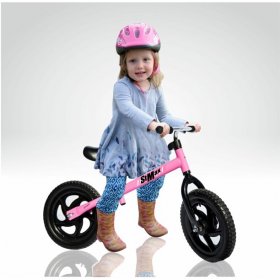 Stmax Pink Balance Bike 12" for Girls