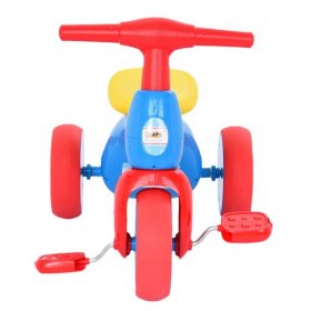 Mixpiju Mixpiju Kids Bike, Toddler Bike with Training Wheels, Cartoon Baby Balance Bike, Tricycle with Storage Box, Indoor Outdoor ,2-4 Age Toddler Toys Blue