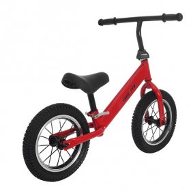 KWANSHOP 12'' Kids Balance Bike Learn To Ride Pre Bike Balance Develop w/ Adjustable Handlebar & Seat, Rubber Pneumatic Tyre and Steel Frame