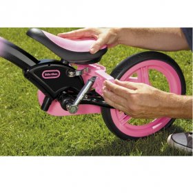 Little Tikes My First Balance-to-Pedal Training Bike for Kids in Pink, Ages 2-5 Years, 12-Inch
