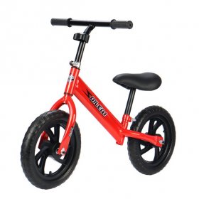 KWANSHOP 12" Classic Balance Bike, Ages 18 Months to 3 Years Sport Balance Bike for Ages 1 2 3 4 5 Years Old Boys, Toddler Push Bike for Children, 12" Kids Glide Bike