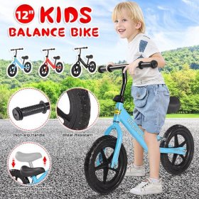 SINGES Kids Balance Bike without Pedal, Children Toddlers Balance Walking Training Bicycle for Ages 2-7 Years Old Kids