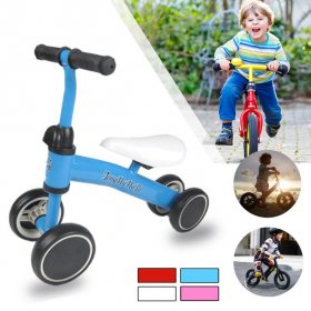 Stoneway Baby Balance Bikes Bicycle Baby Toys Toddler Bike Infant No Pedal 4 Wheels First Birthday Gift Children Walker