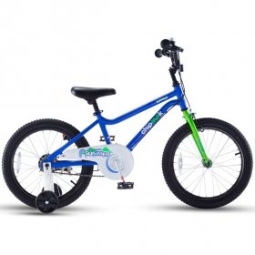 RoyalBaby Chipmunk 14 inch MK Sports Kids Bike Summer Blue With Training Wheels
