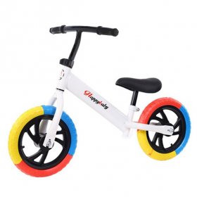 Outerdo 12'' Kids Balance Bike without Pedal,Adjustable Handlebar & Seat Lightweight Walking Sport Training Bicycle for 2-7 Years Boys Girls
