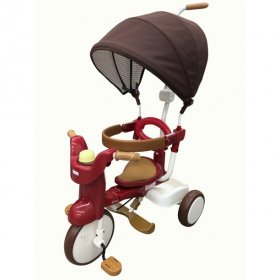 iimo 3-in-1 Foldable Tricycle with Canopy (Eternity Red)