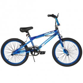 Genesis 20" Boys' Blue Krome 2.0 BMX Bike with Front and Rear Pegs, Blue