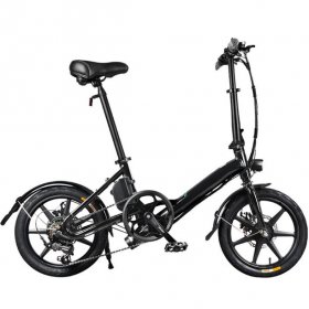 250W 16" Electric Bike 3 gear 6 Variable Speed Lightweight Bicycle E-bike with 36V 7.8Ah Large lithium-ion Battery Adult Bike Onli