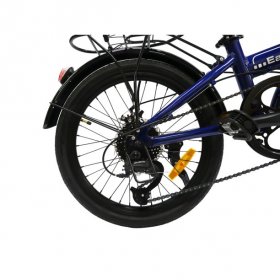 Origami Eagle 8-speed folding bicycle in Blue