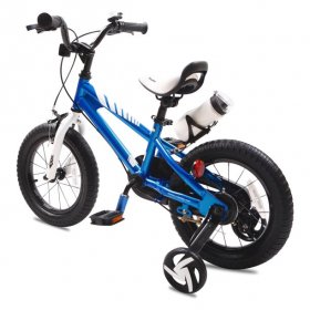 Royalbaby BMX Freestyle 14 inch Kid's Bike Blue with two hand brakes
