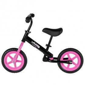 Linen Purity Linen Purity Kids Balance Bike, Toddler No-Pedal Balance Bike for 2 - 5 Years Old, Lightweight Training Bike with Adjustable Seat, Pink