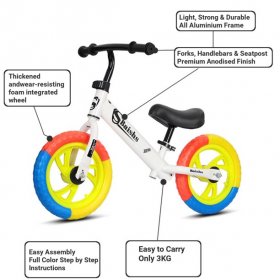 SINGES 11" Sport Balance Bike, Toddler Training Bike / Kids Push Bikes / No Pedal Scooter Bicycle for Ages 24 Months to 5 Years