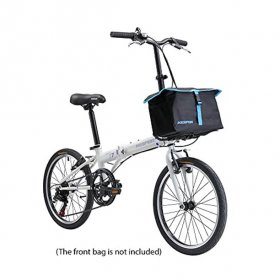 KESPOR S7 Folding Bike for Adults, Women, Men, Shimano 7 Speed Steel Easy Folding Bicycle 20-inch Wheels (White)