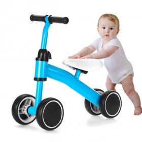 Novashion Kids Baby Balance Bike 4 Wheels for Indoors & Outdoors Perfect Size for 9-24 months