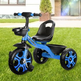 Kids Trike, Toddlers Children Tricycle, Stroller Trike 3 Wheel Pedal Bike, for aged 6 month and up Boys Girls Indoor & Outdoor with Storage Bin