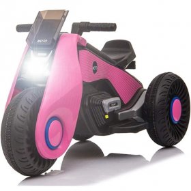 Ride On Motorcycle, 3 Wheels Ride on Motorcycle for Kids, 6V Battery Powered Motorbike Tricycle Toy, Double Drive Ride On Toy for 2-6 Years Old Children, Boys Girls Birthday Christmas Gift, L2869