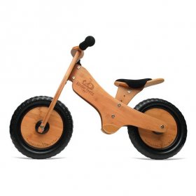 Kinderfeets Kinderfeets Durable Wooden Children's Balance Ride On Training Bike, Bamboo