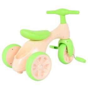 Mixpiju Mixpiju Kids Bike, Toddler Bike with Training Wheels, Cartoon Baby Balance Bike, Tricycle with Storage Box, Indoor Outdoor ,2-4 Age Toddler Toys Green