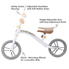 My Buddy Wheels Yvolution My Buddy Wheels Dino Unicorn Horse Balance Bike with Plush Toy | Training Bicycle for Toddlers Age 2 Years +