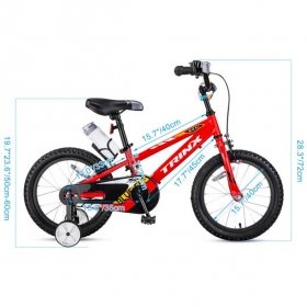 PROKTH 16 inch Kids BIke Boys And Girls Kids Bicycle With Training Wheels, Kickstand and Drink Water Holder